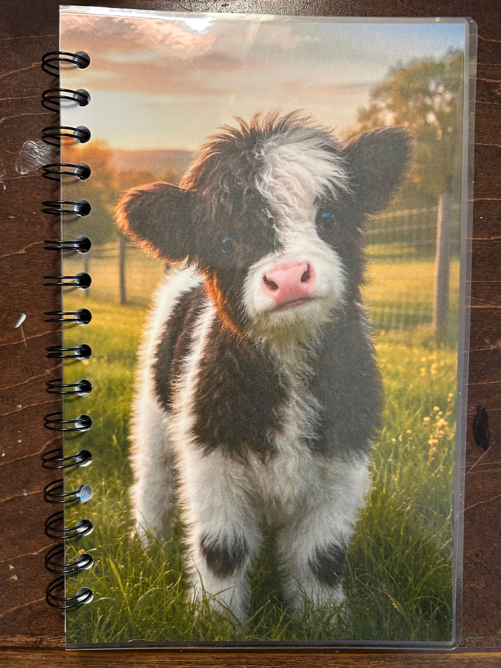 Baby Calf (lined) Spiral Notebook