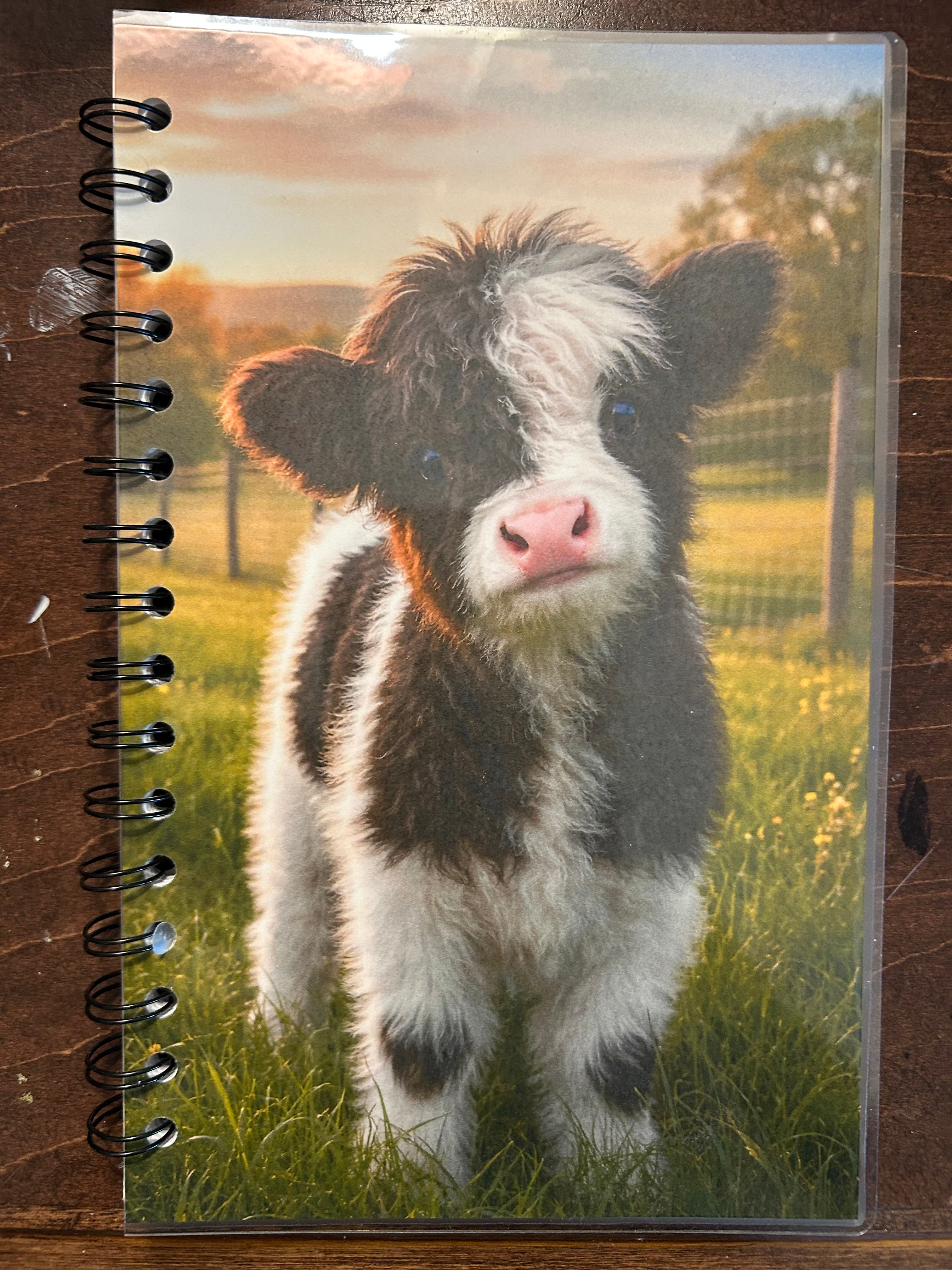 Baby Calf (lined) Spiral Notebook