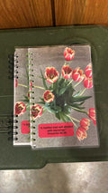 Flowers w/Scripture spiral lined journal