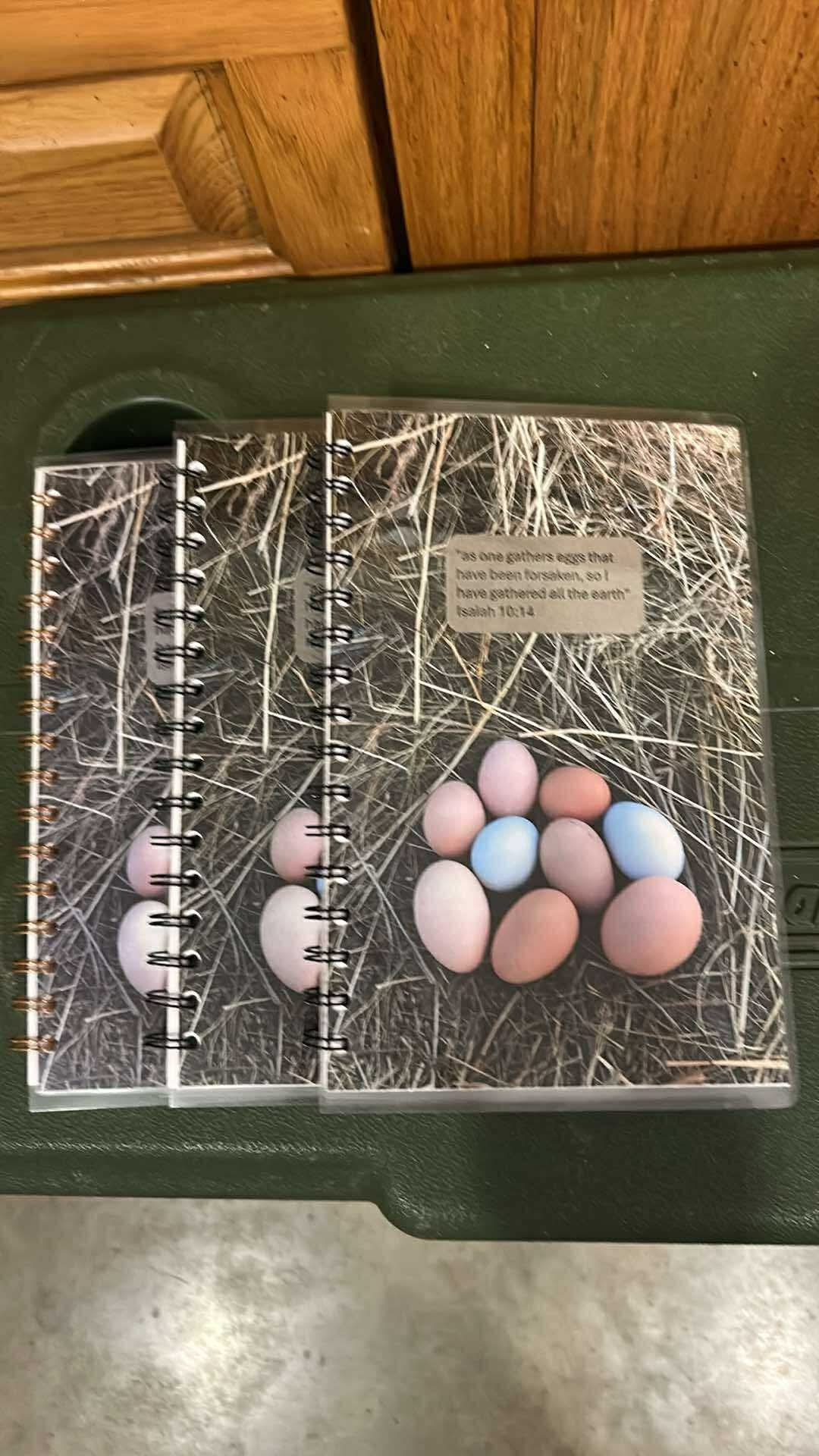 Country Egg Spiral Notebook