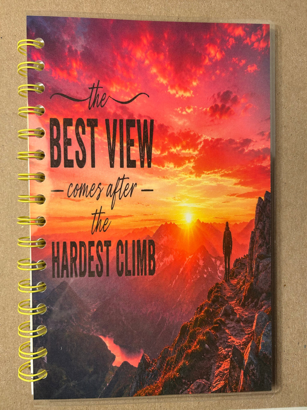 Mountain View spiral lined journal