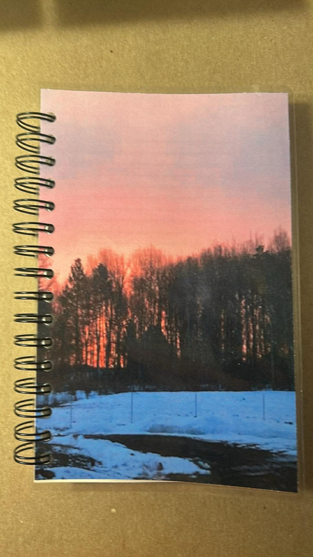 Country Sunset (lined) Spiral Notebook